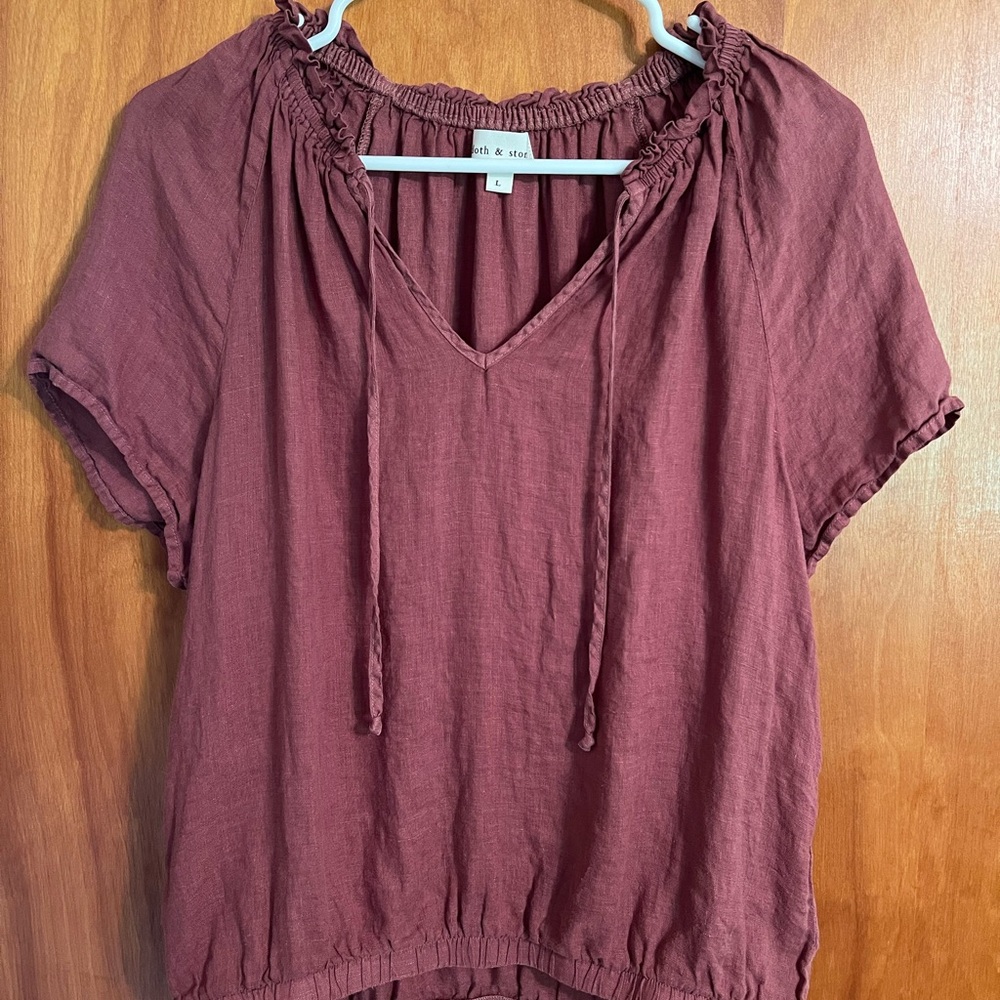 Cloth and Stone Line Blouse